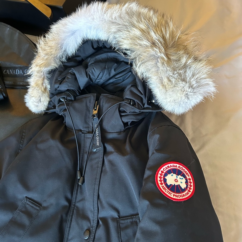 Canada Goose Trillium Parka Heritage Black Small, Like New, Full Set